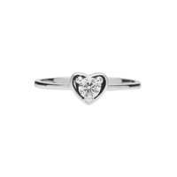 Anello Promesse Donna Amore in Oro bianco Diamante 0.11 Ct ACUT/011-16 - ACUT/011-16